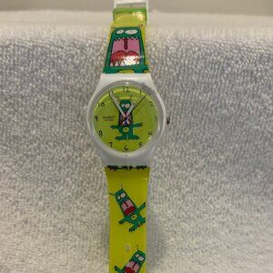 Swatch Green Alien watch - New without box - Never Worn